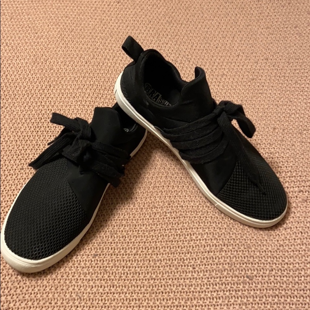 black slip on shoes